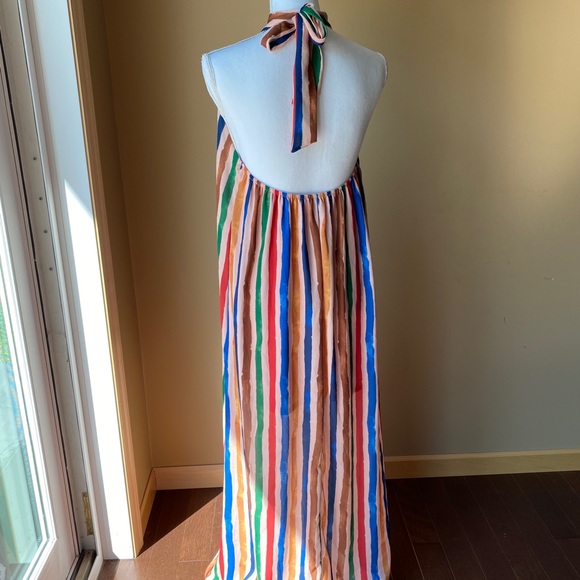 Peach Love CA | 🌈 Rainbow Halter Dress NWT - Picture 4 of 11